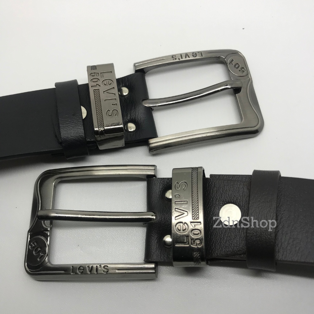 Ikat pinggang/gesper/sabuk pria Semi Kulit Kepala Jarum Ring