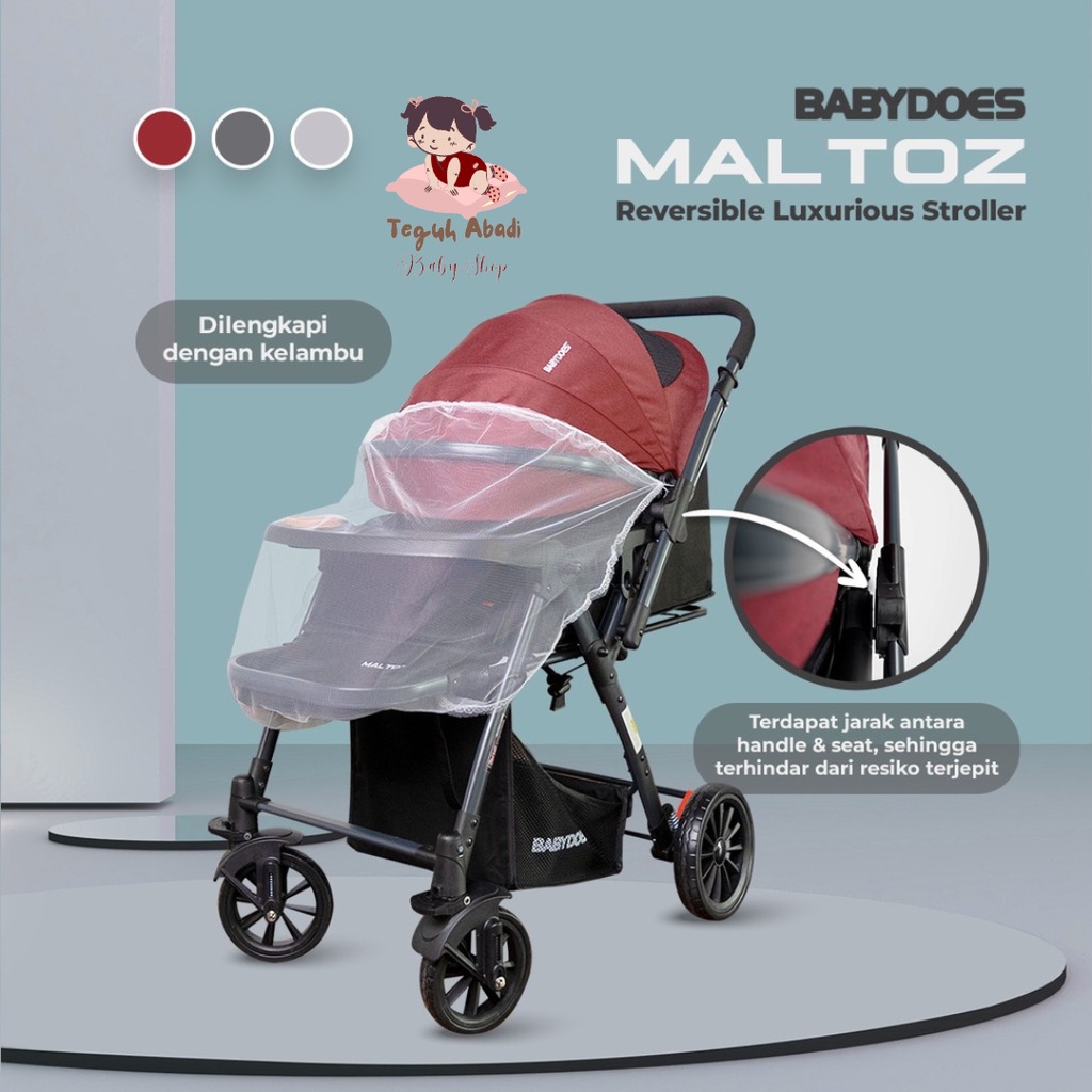 [TA] Babydoes Baby Stroller Maltoz CH821 / Baby Luxurious Stroller