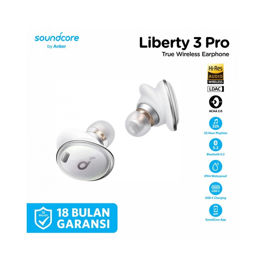 TWS Anker Soundcore Liberty 3 Pro ANC B2C A3952 - Earphone Anker A3952