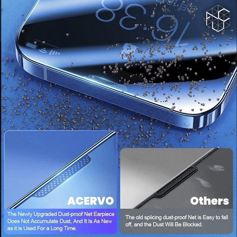 Superfit Tempered Glass for iPhone Easy Install Screen Guard Pelindung Layar Anti Spy Private Clear for iPhone X 11 12 13 14 Series