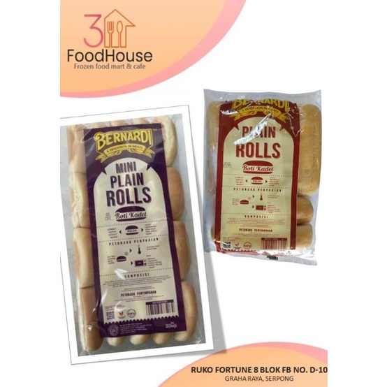 

BERNARDI ROTI HOTDOG 6 PCS/ 20 PCS