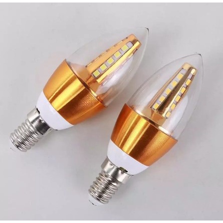 Lampu Candle 5W Lilin 5 Watt Bohlam Lampu Hias LED Fitting E14 Fiting E27