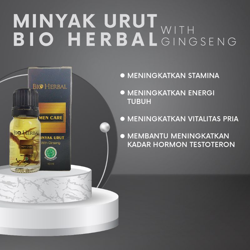 BIO HERBAL MINYAK URUT PEMBESAR KELAMIN PRIA ORIGINAL PERAWATAN ORGAN INTIM PRIA