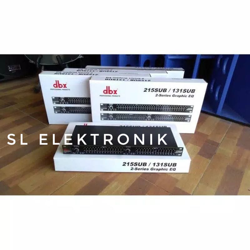 EQUALIZER DBX 215 PLUS SUBWOOFER GRADE A PLUS PLUS NEW INCLUDE SUB OUT