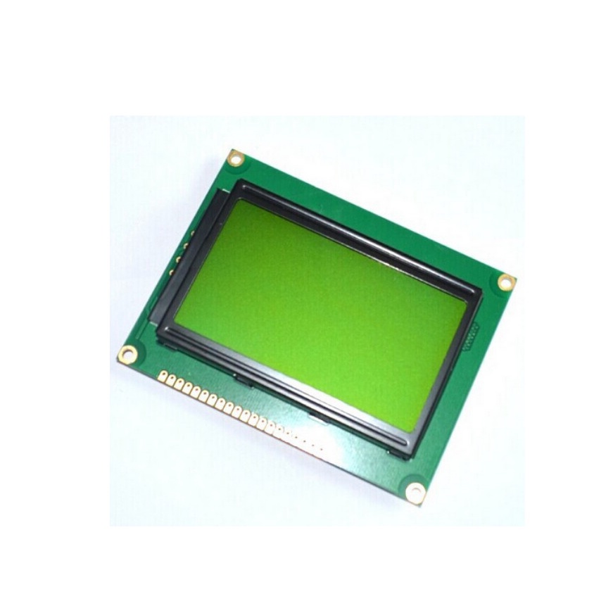 12864 128x64 Graphic LCD MODULE blue green color backlight warna biru hijau