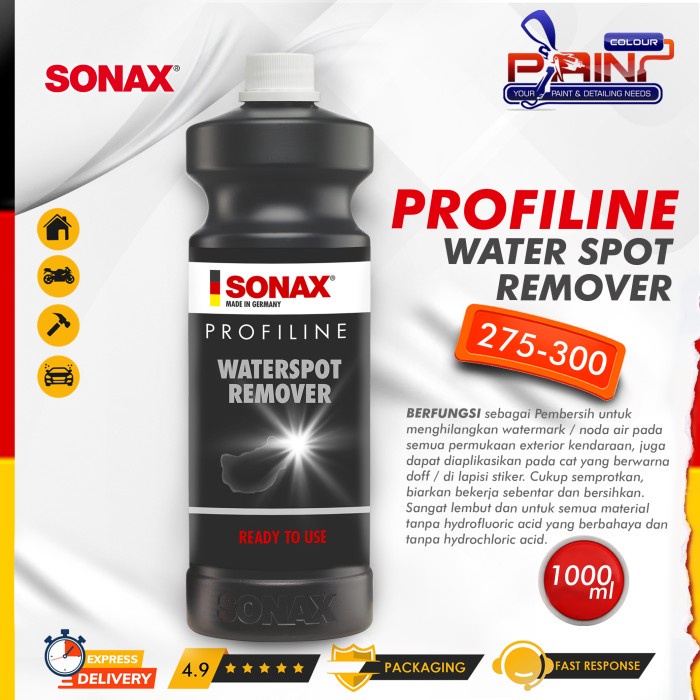 SONAX Profiline Waterspot Remover 275-300 1L Pembersih Jamur Bodi Kaca