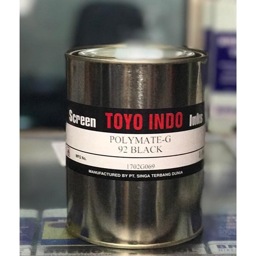 TOYO INDO POLYMATE-G 92 BLACK (Cat Sablon Plastik)