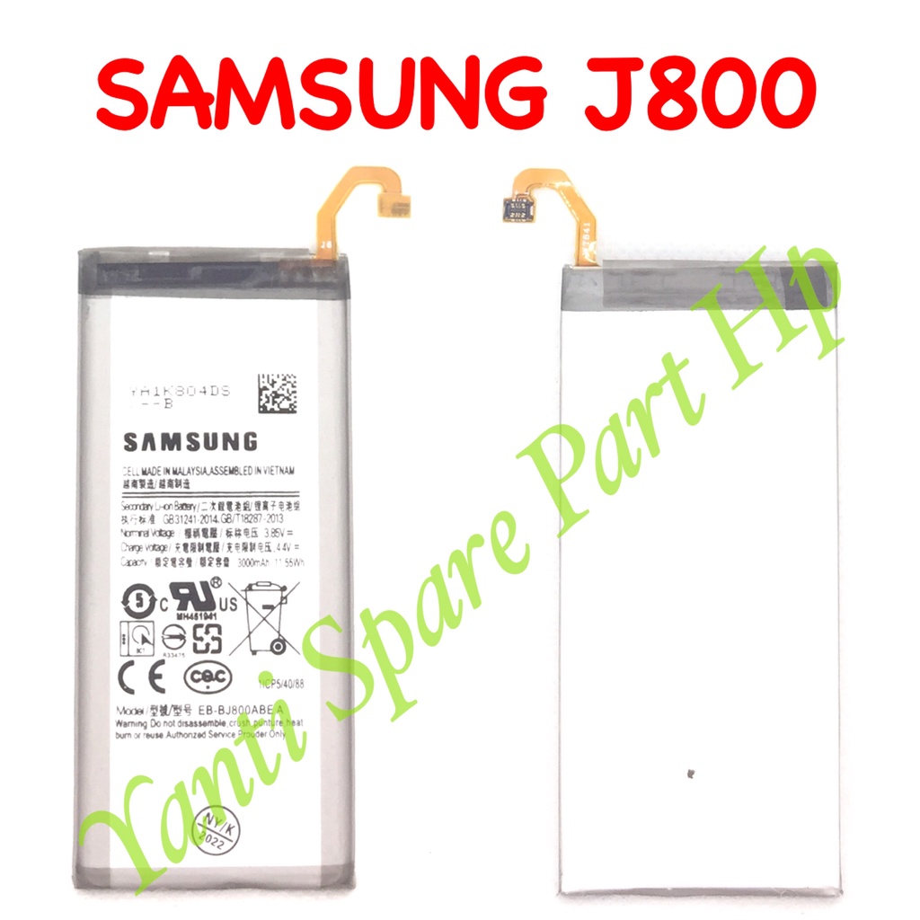 Baterai Samsung A6 2018 J8 2018 J6 2018 EB-BJ800ABE Original New