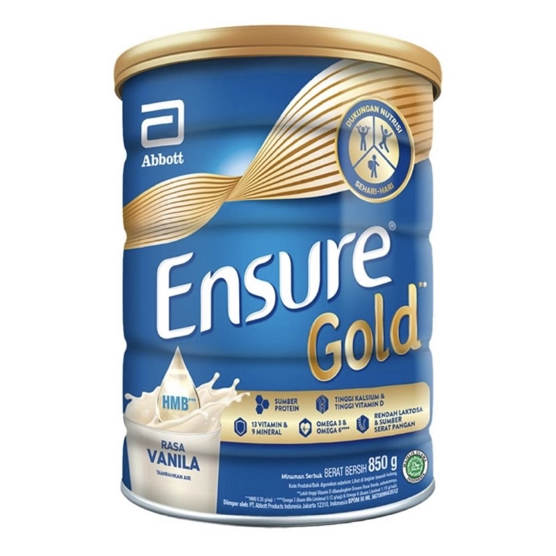 

Ensure Gold Vanila & Coklat 850gr