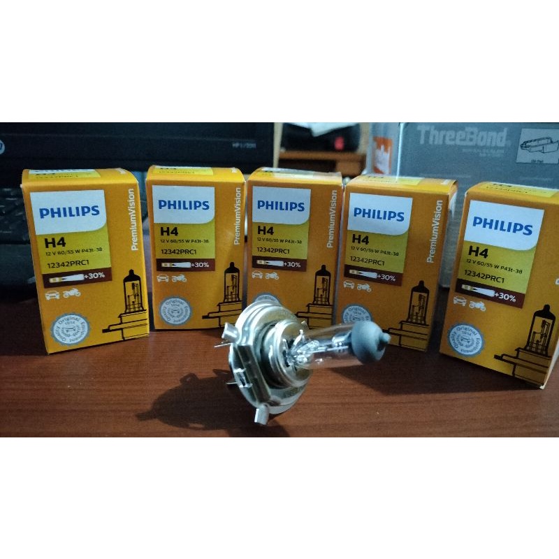 LAMPU  H4 PHILIPS 12v 60/55w