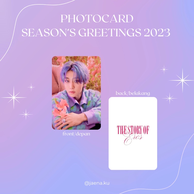 [SEVENTEEN] PHOTOCARD SEASON’S GREETINGS 2023 SEVENTEEN ‼️BACA DESKRIPSI‼️