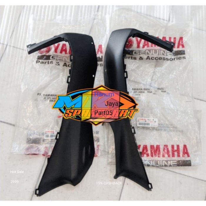 COVER BODY DEK BAWAH SAMPING BORDES PIJAKAN KAKI AEROX 155 ORIGINA