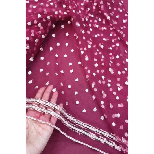 Tille Polkadot Dottie Embroidery tulle dot 3D