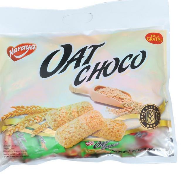 

SALE✅Naraya Oat Choco Mix Original Isi 40 Pcs - Rasa Mix Original Serealmaka|KD7