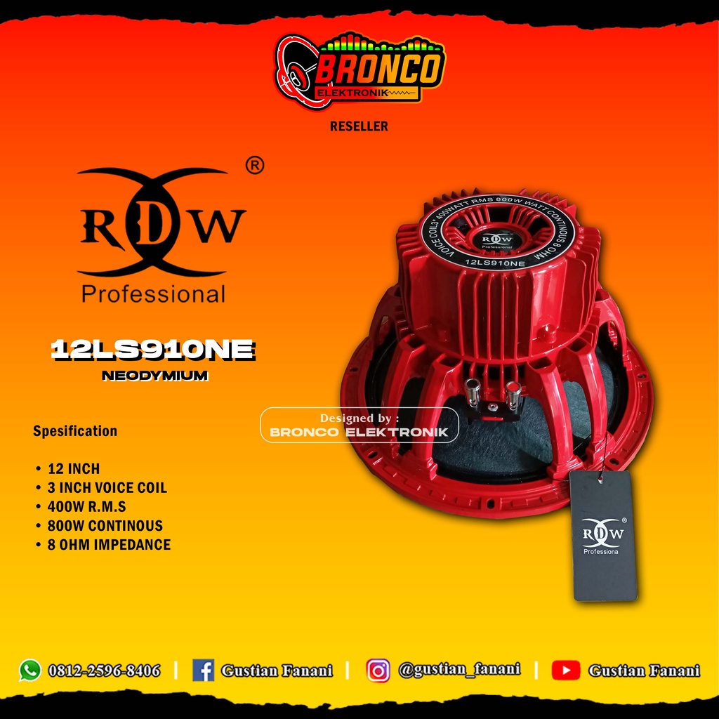 SPEAKER RDW 12 LS910NE