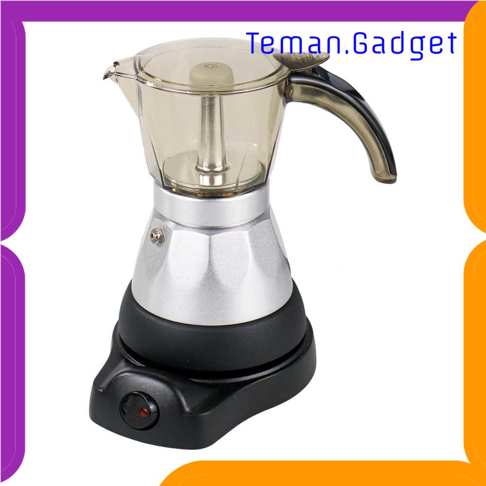 TG - DPR Alloet Espresso Coffee Maker Moka Pot Teko 400W 150ml 3 Cups - MX002