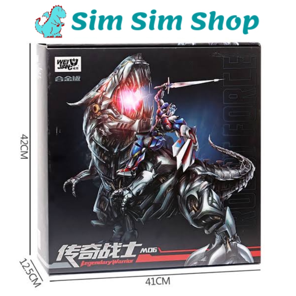 Transformers Deformation WJ WEIJIANG M06 W8600 Grimlock Legendary Warrior