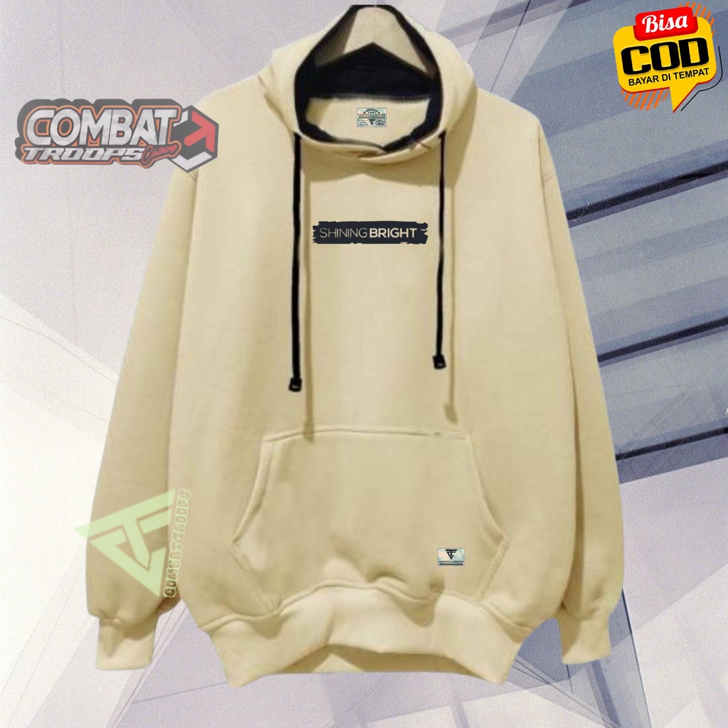 Switer Distro Pria Original Bandung Warna CreamSweater Oversize Wanita Korean Style Hoodie Polos Hoo