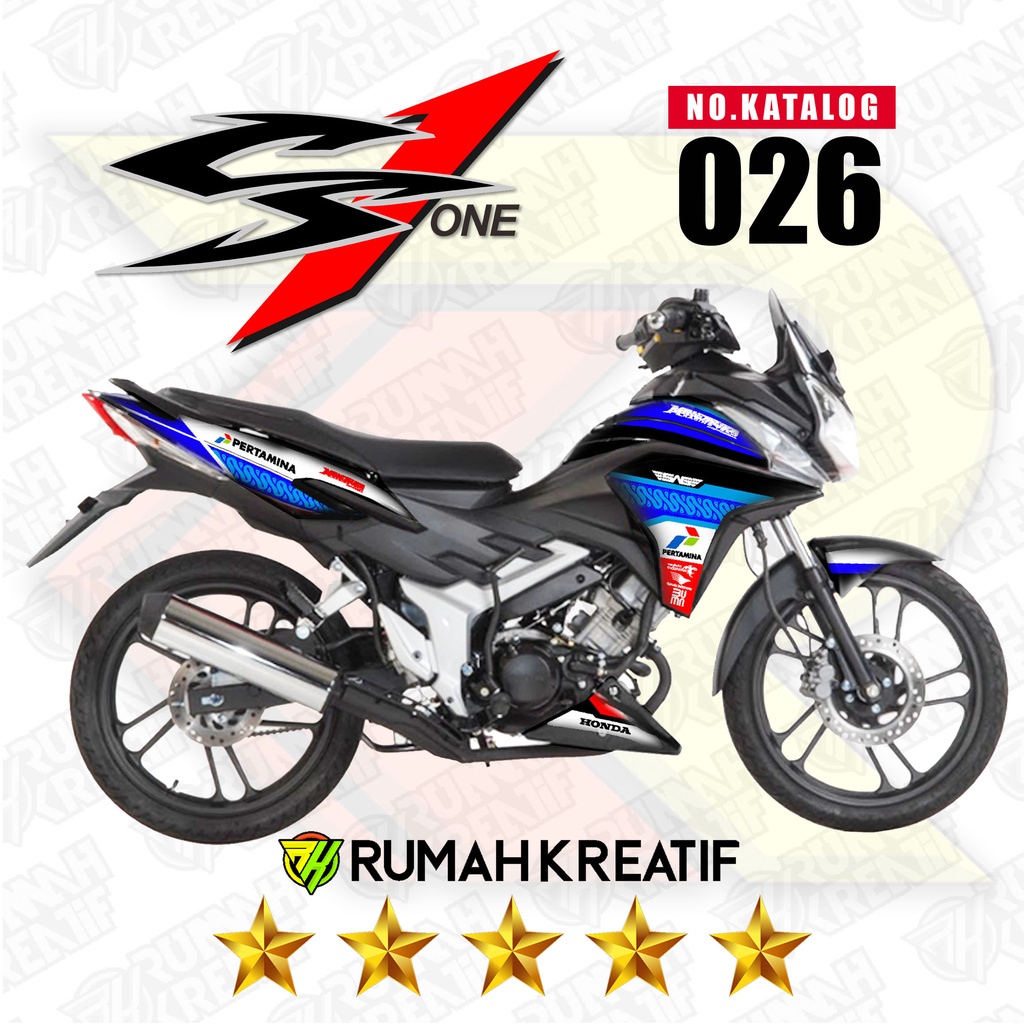 HONDA CS1 STRIPING STICKER DECALS CS ONE CS-1 VARIASI 2