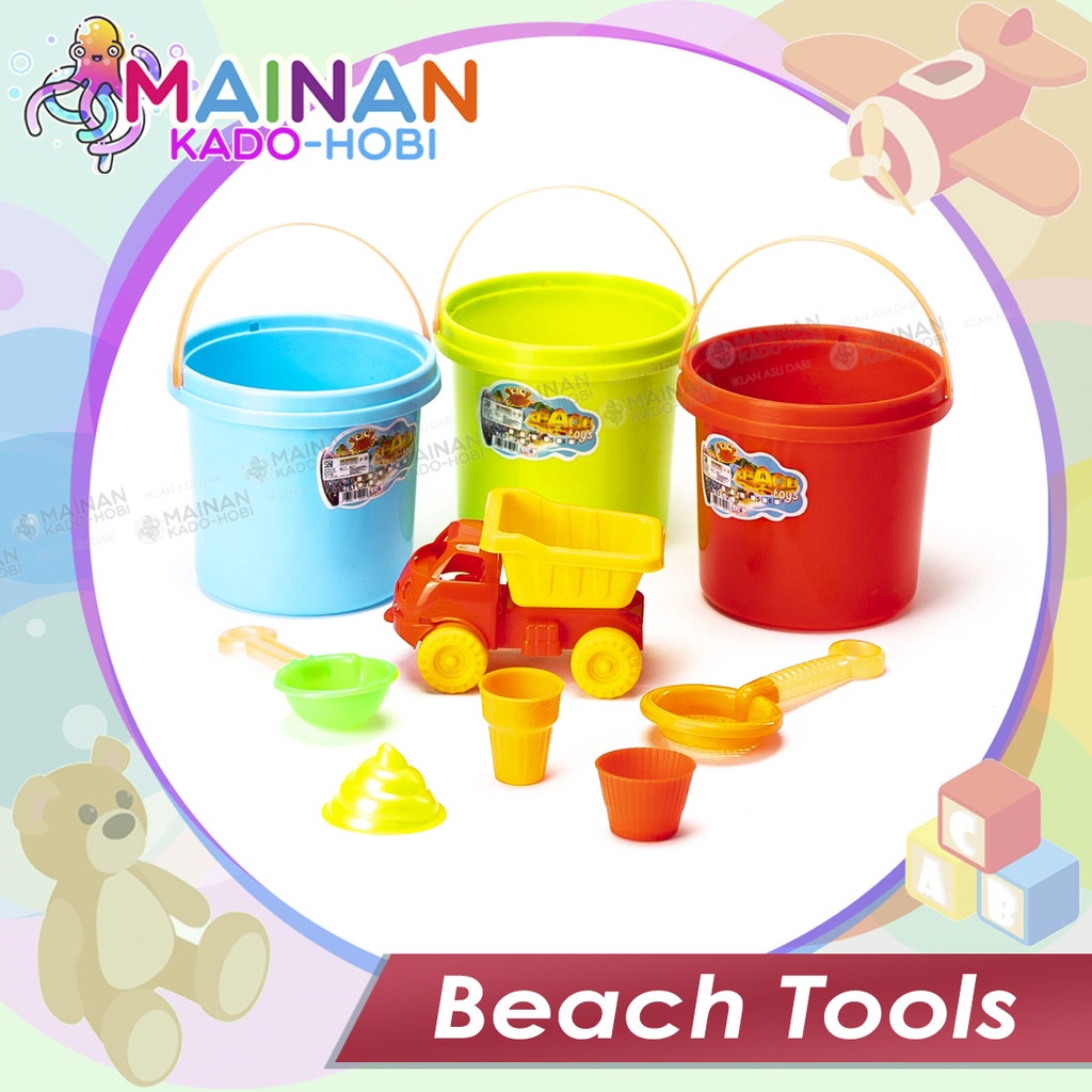 MAINAN EDUKASI ANAK UNISEX PERALATAN PANTAI PASIR BEACH TOOLS TOYS