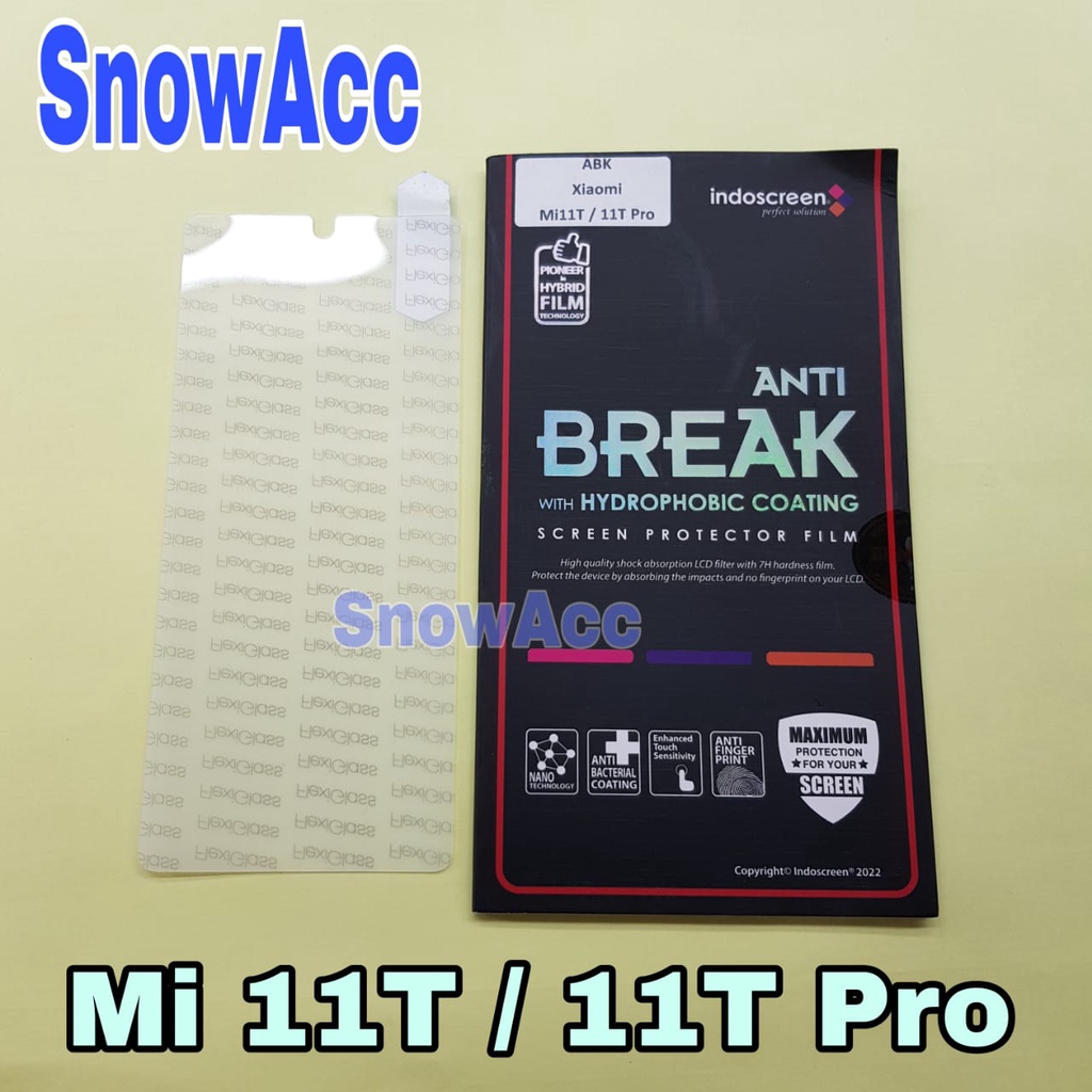 Indoscreen Anti Break Xiaomi Mi 11T / Mi 11T Pro Anti Gores
