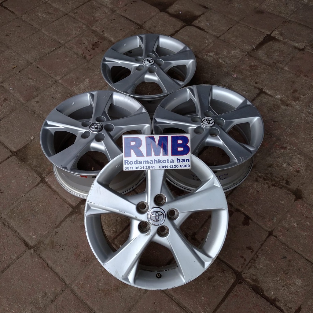 VELG MOBIL SEKEN ORIGINAL COPOTAN MOBIL ALTIS RING16 PCD 5X100 SILVER