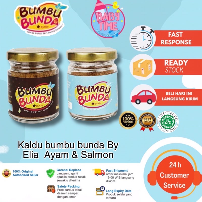 BUMBU BUNDA By Elia Kaldu MPASI Bayi Non MSG 50gr