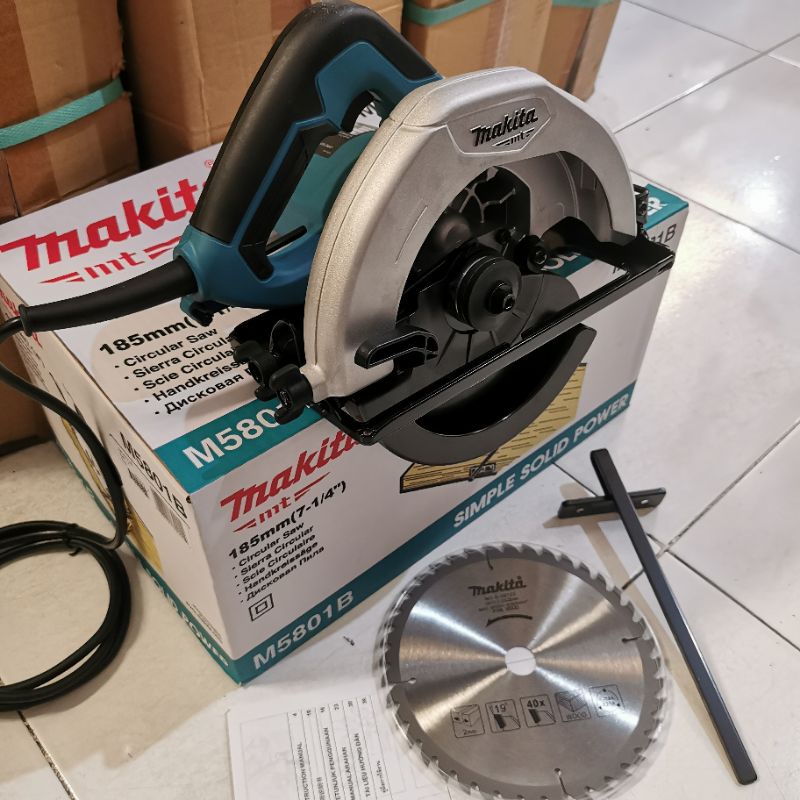 Mesin Circular Saw Makita M5801B Potong Kayu 7" M 5801 B Gergaji Listrik 7 Inch