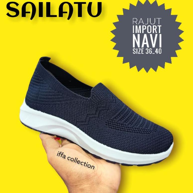 ↿ sepatu sailatu rajut import original ៛