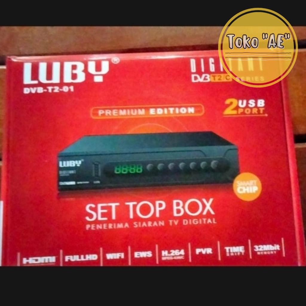 Set Top Box Luby DVB T2 - 01