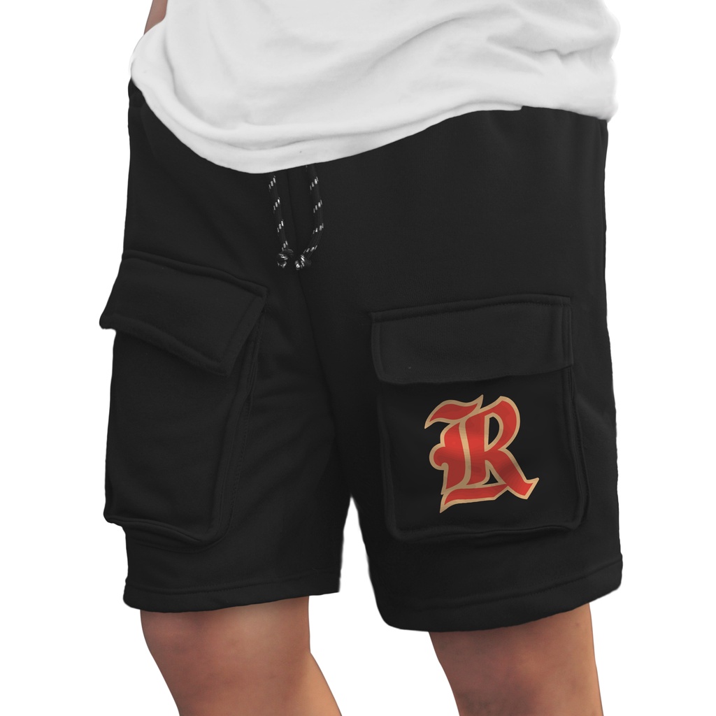 Rocket Rebels Cargo Short Pants Soft Fleece