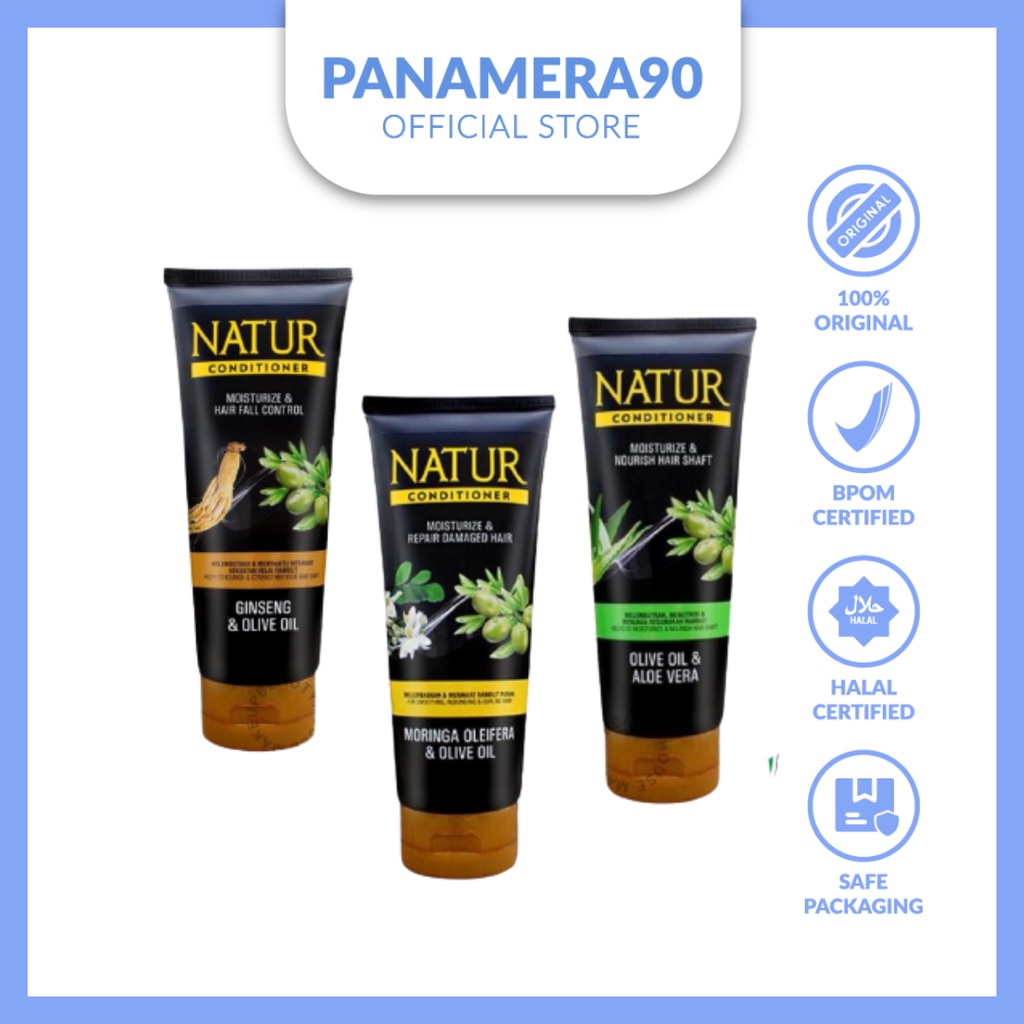 Jual NATUR Hair Conditioner Aloe Vera Ginseng Moringa Oleifera