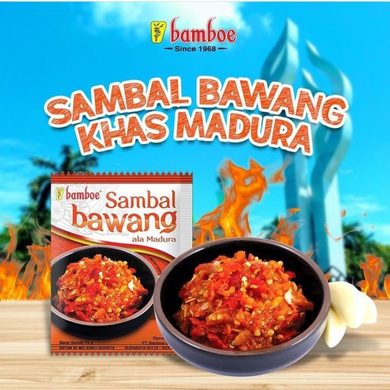 

Bamboe Sambal Bawang Sachet Khas Madura