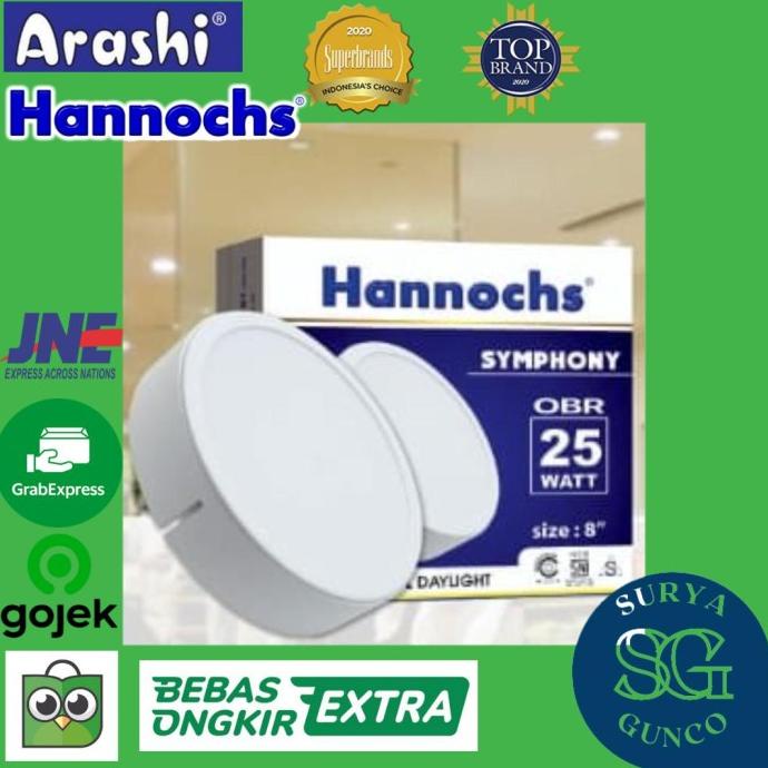 Panel LED Plafon Downlight Outbow Bulat Hannochs Symphony 25 Watt