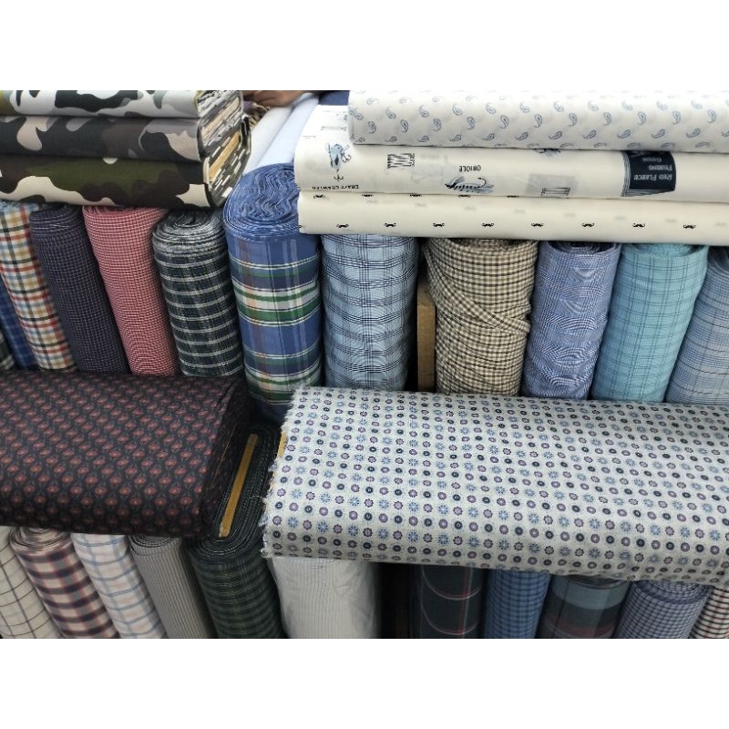 KAIN KATUN MULTI ITALY DOBY MOTIF ANTIK PREMIUM COTTON IMPORT