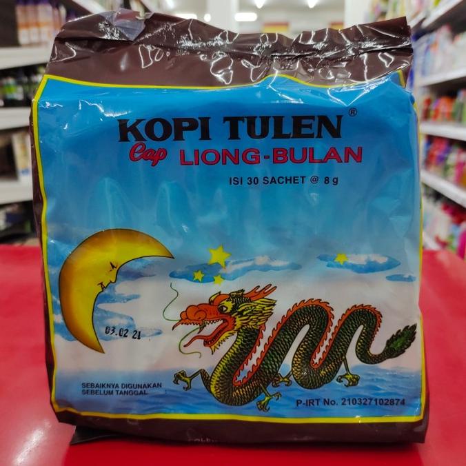 

[BISA COD] liong bulan kopi sachet, 1 pak isi 30 sachet @8 gr