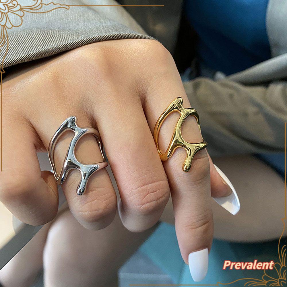 Preva Cincin Trend Hollow Elegan Bukaan