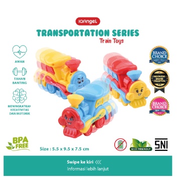 BABIESFIRST IQ906A ANGEL TRAIN TOYS Kereta Api Mainan Anak