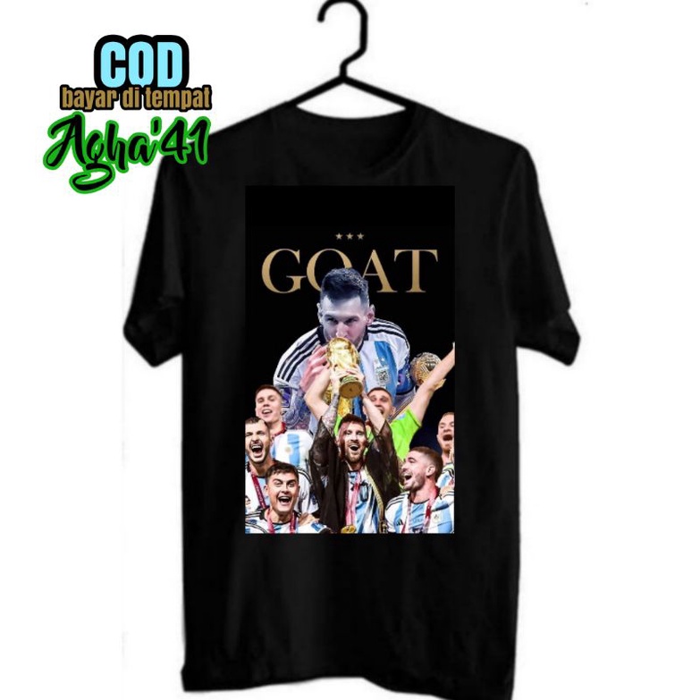 Kaos Premium Argentina Lionel Messi GOAT