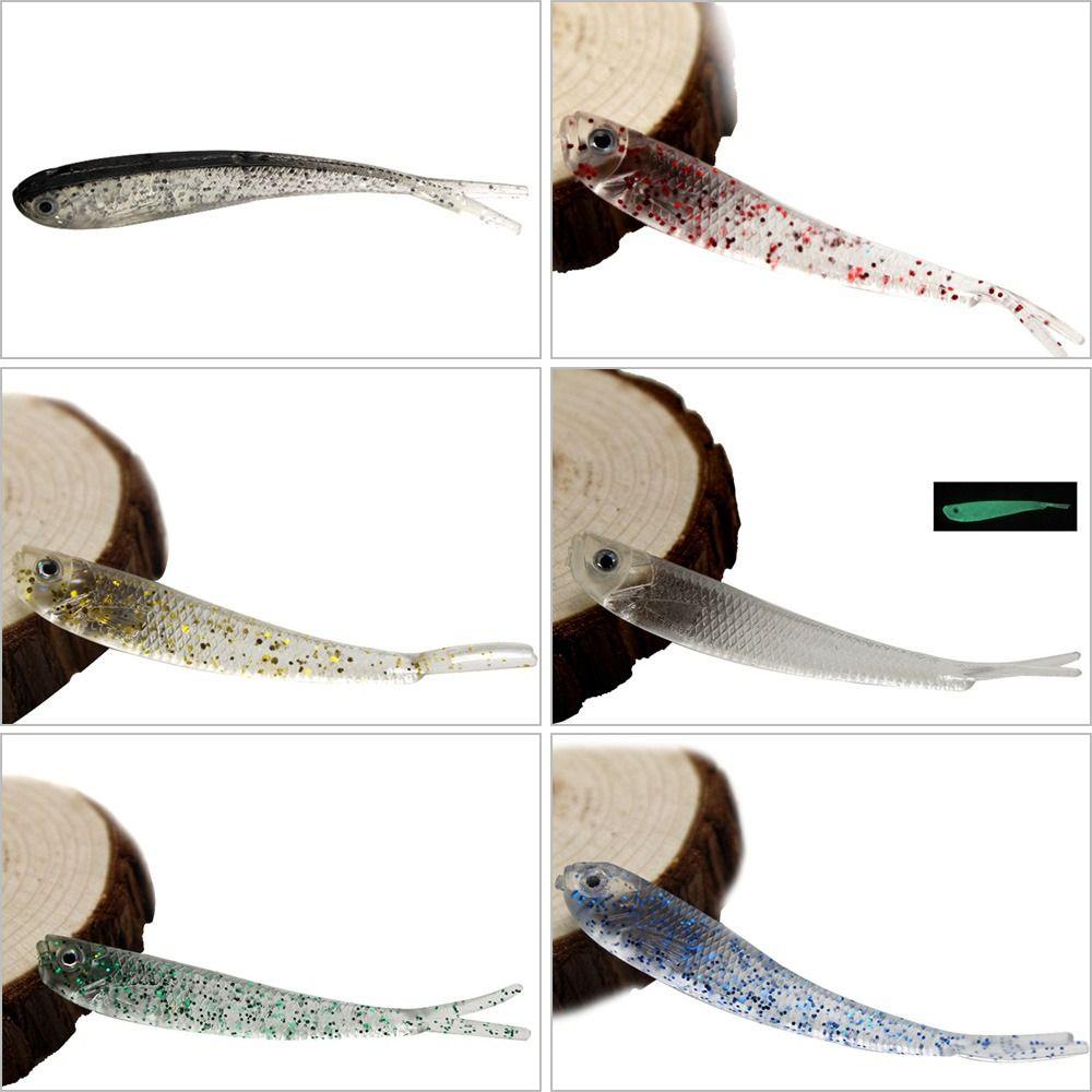 Top 20 Pcs Memancing Umpan Tahan Lama Portabel Ikan Kecil Renang Cacing Berduri Kait