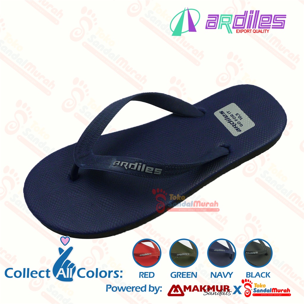 Toko Sendal Murah - Sandal Jepit Laki - Laki / Sandal Jepit Karet Nyaman / Sandal Jepit Dewasa Unisex / Sandal Jepit Ardiles Miami [Toko Sendal Murah M 06 Ardiles Miami]