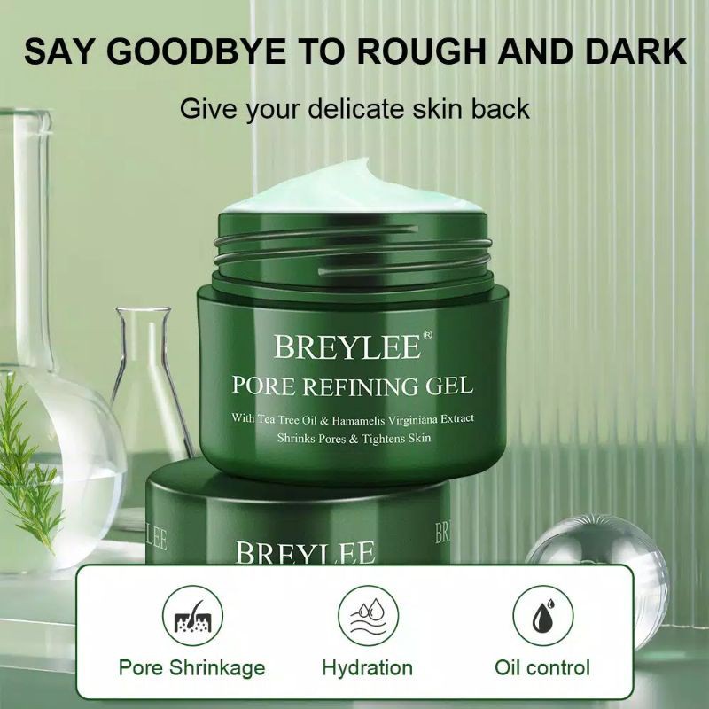 BREYLEE Pore Refining Gel Pengecil Pori-Pori Wajah Ukuran 1.41 Oz I 40g