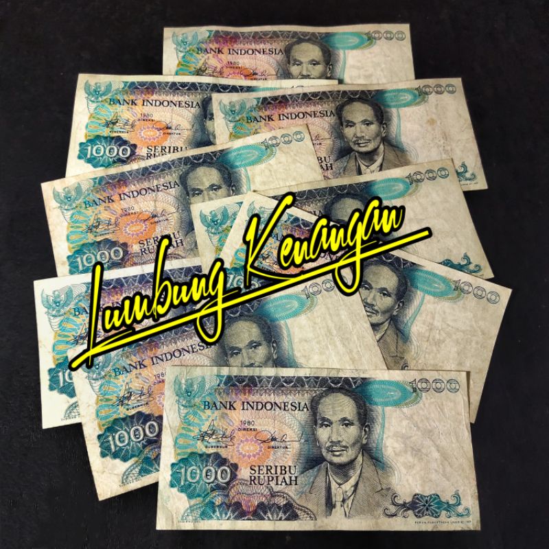 Sutomo 1000 Rupiah Tahun 1980