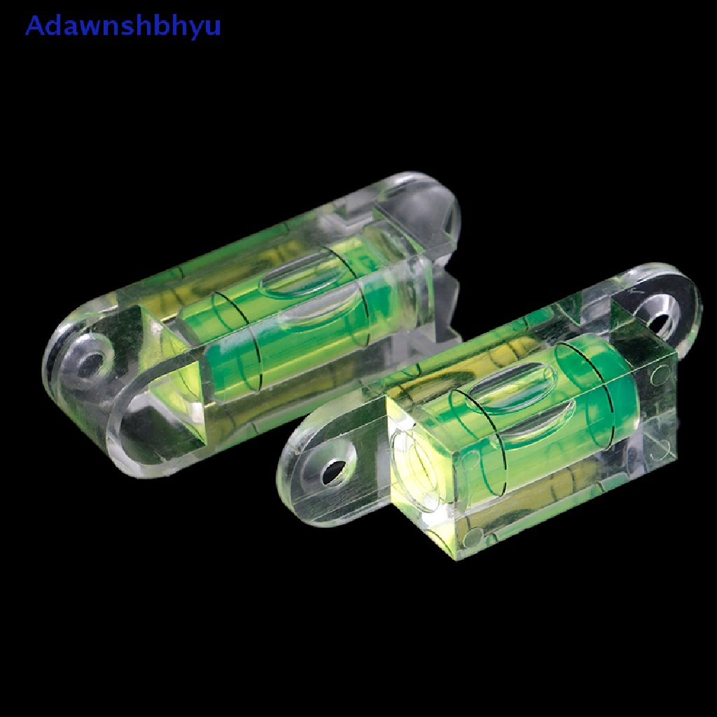 Adhyu Acrylic Square Level Bubble Mini Waterpas Bubble Dengan Lubang Sekrup Telinga ID