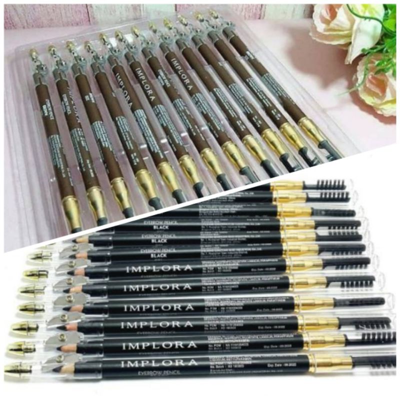 PENSIL ALIS IMPLORA/PENSIL ALIS IMPLORA HITAM/PENSIL ALIS IMPLORA COKLAT