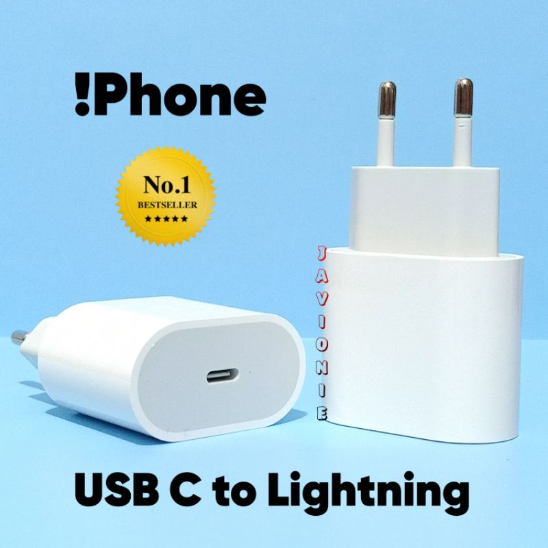 Adaptor Kepala Charger Casan Cas iP 12 Mini / 12 Pro Max Fast Charging 18W 20W 25W 35W USB C to Lightning