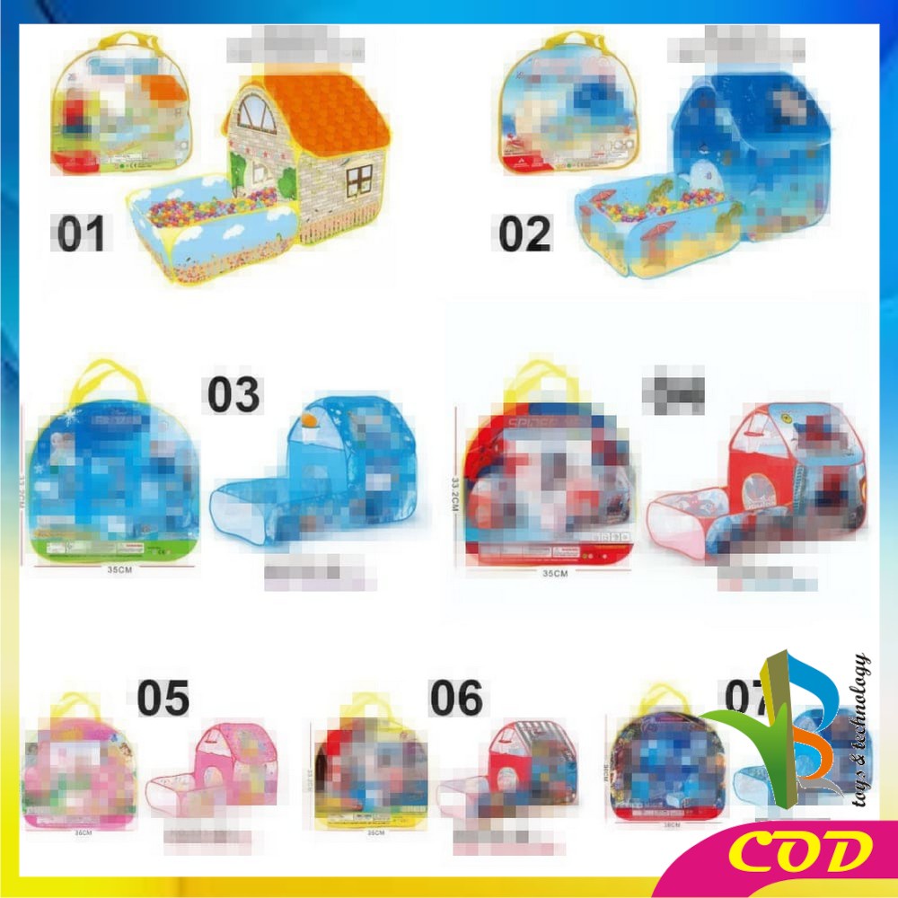 RB-M12 M113-114 Mainan Tenda Rumah Rumahan Anak Playground Playhouse Camping Anak / Tenda Mobil