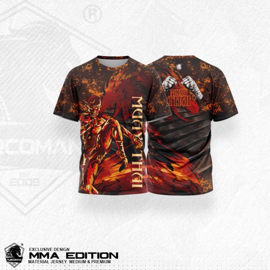 MMA/JERSEY MMA EDITION/KAOS/PAKAIAN/KAOS FULL PRINTING/ OLAHRAGA/TRC MMA