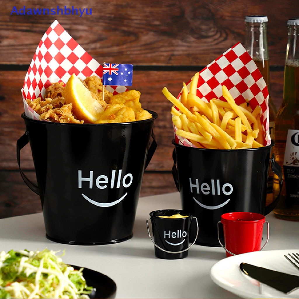 Adhyu Mini Hello Bucket American Sauce Bowl Western Steak Sauce DishTomato Sauce Cup ID