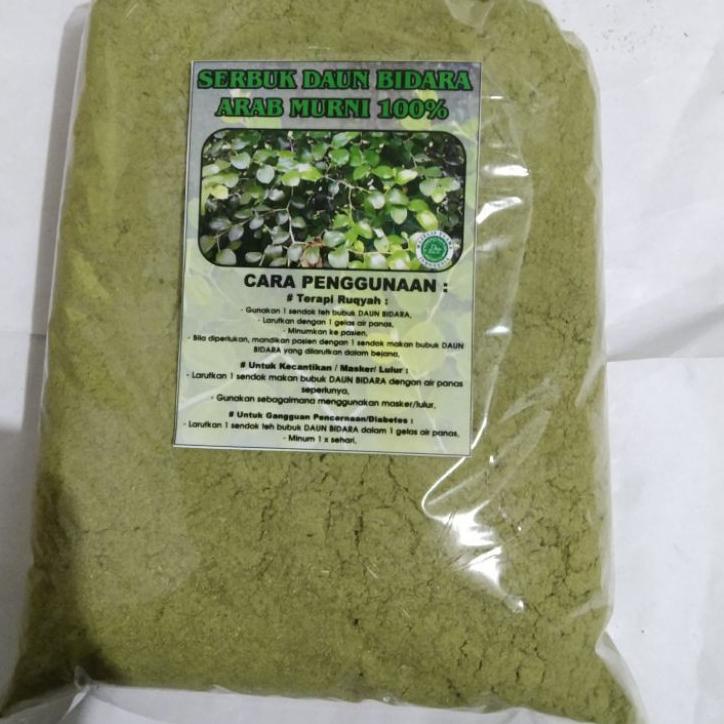 

⇟ Serbuk Daun bidara Arab Murni 100% (1kg) ナ